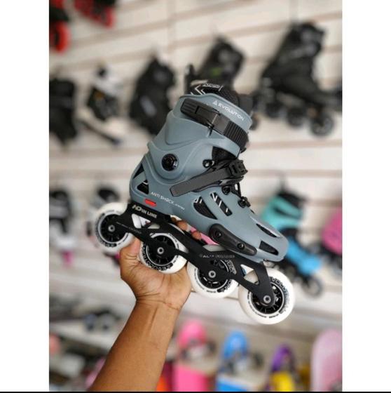 Patins Urbano Hd-inline Evolution Pro 80mm Cinza Premium Menor preço em Patins Urbano Hd-inline Evolution Pro 80mm Cinza Premium