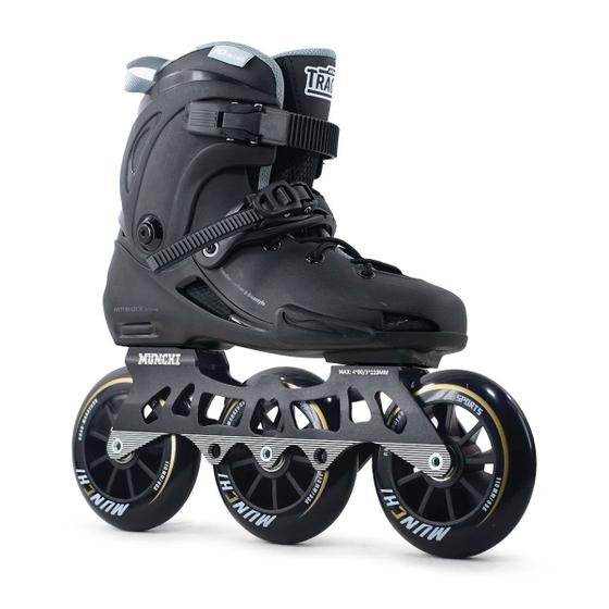 Imagem de Patins Urbano HD Inline Tracker Abec9 Base Híbrida 110mm 85A