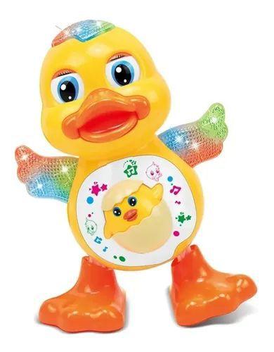 Pato Dançante Brinquedo Musical Dança Anda Mexe Luz E Som Menor preço em Pato Dançante Brinquedo Musical Dança Anda Mexe Luz E Som