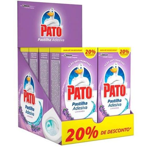 Imagem de Pato Pastilha Adesiva - Kit: 08 caixas com 03 pastilhas. (Total:  24 unidades)