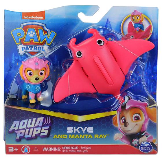 Patrulha Canina - Boneca Skye com Raia Manta - Aqua Pups Menor preço em Patrulha Canina - Boneca Skye com Raia Manta - Aqua Pups