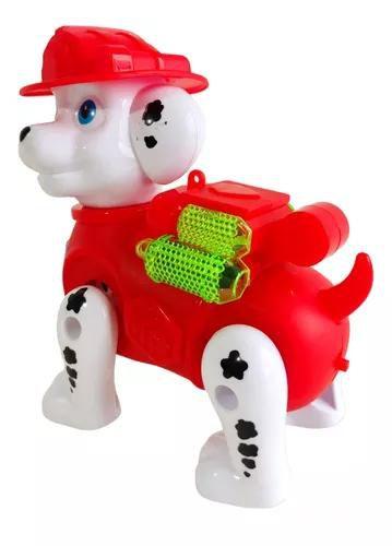 Imagem de Patrulha Canina Robô Brinquedo Infantil Som Luz E Movimento ( vermelho )