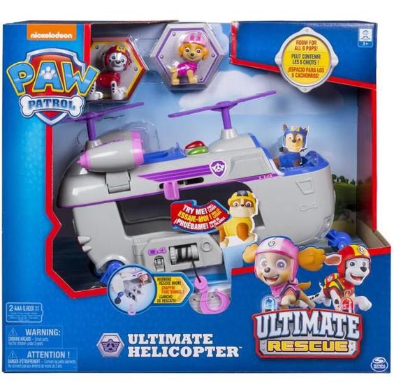 Patrulha Canina Ultimate Helicóptero Skye Sunny - Aviões e Helicópteros ...