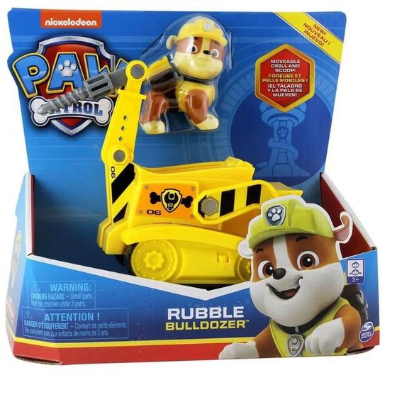 Imagem de Patrulha Canina Veículos Básicos E Boneco Paw Patrol Rubble