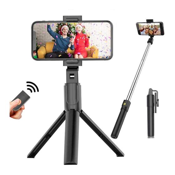 Pau De Selfie Ajustável Para Câmera E Celular - Monac Imagem de Pau De Selfie Ajustável Para Câmera E Celular
