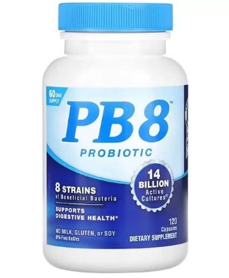 Imagem de Pb8 14 Bilhões Probiótico 120 Capsulas - Envio Imediato - Nutrition Now