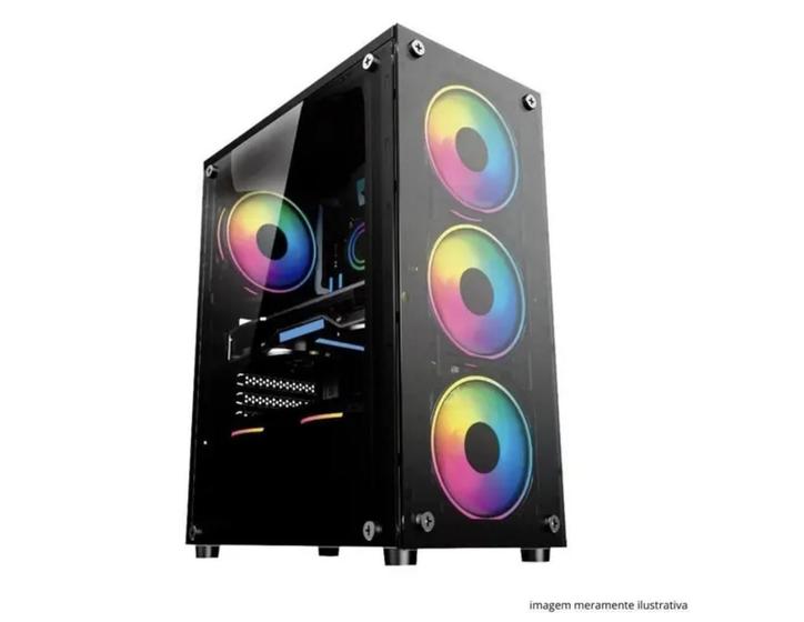 Imagem de PC Completo i7 16GB, SSD 1TB, RX 580 8GB, Kit gamer, Monitor 21,5 Windows 10 PRO