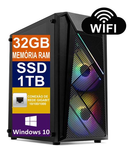 Pc Computador Cpu I7 6700 (Sexta Geração) Ssd 1TB M2 NVME / 32GB Memória Ram Ddr4 / Fonte 500w Menor preço em Pc Computador Cpu I7 6700 (Sexta Geração) Ssd 1TB M2 NVME / 32GB Memória Ram Ddr4 / Fonte 500w
