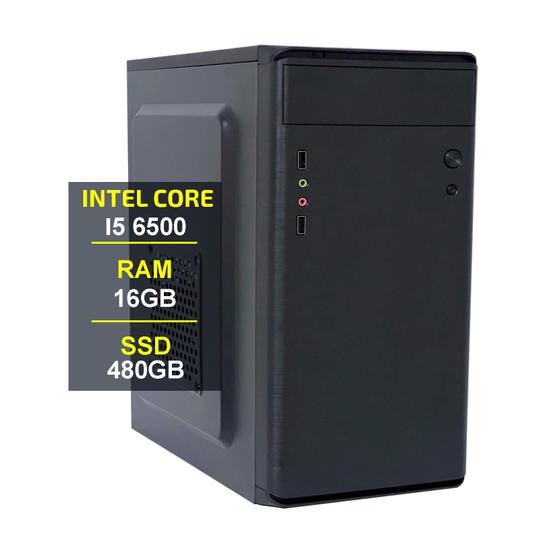 Imagem de Pc Computador Cpu Intel Core I5 6º Geração 16gb ssd 480gb