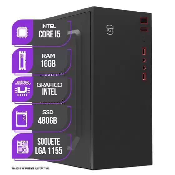 Imagem de PC Computador CPU Intel Core I5, 8GB Memória ram, SSD 240GB