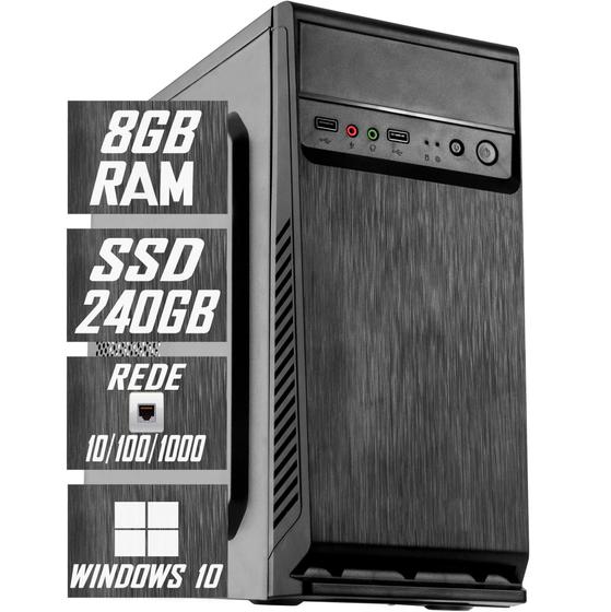 Imagem de Pc Computador Cpu Intel Core I5 / 8GB Memória Ram / Ssd 240GB M2 NVME