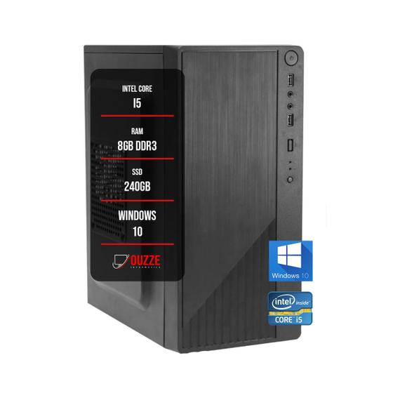 Pc Computador Cpu Intel Core I5 + Ssd 240gb, 8gb Memória Ram Menor preço em Pc Computador Cpu Intel Core I5 + Ssd 240gb, 8gb Memória Ram