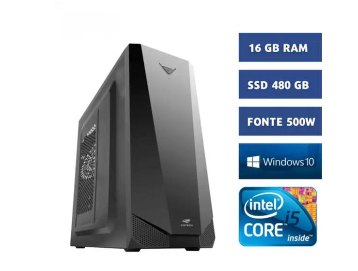 Imagem de Pc Computador Cpu Intel Core I5 + Ssd 480gb + 16gb Ram - Windows 10