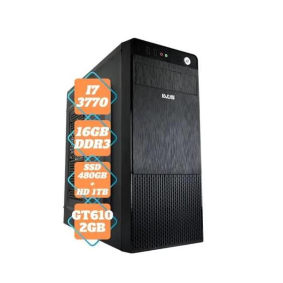 Pc Core I7 3.4ghz 16gb Ssd 480gb + 1TB Hd 500w GT610 2GB Menor preço em Pc Core I7 3.4ghz 16gb Ssd 480gb + 1TB Hd 500w GT610 2GB