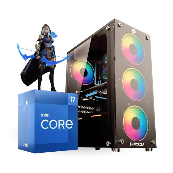 Imagem de Pc Cpu Intel I7 4790 4.0 Ghz + 16 Gb+ Ssd 480 gb + Fonte 550w + GTX 1650 4 GB + Wi-Fi 