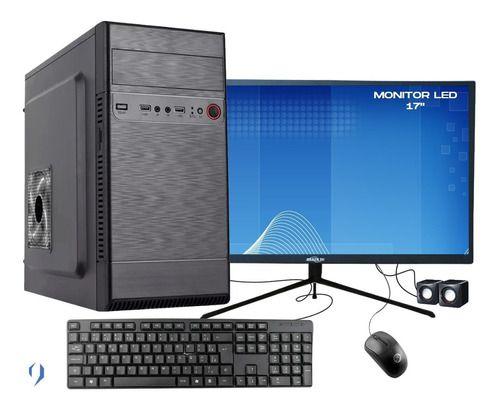 Imagem de Pc Cpu Power Completo Intel I5, 4gb Ddr3, Ssd 120 Monitor 17