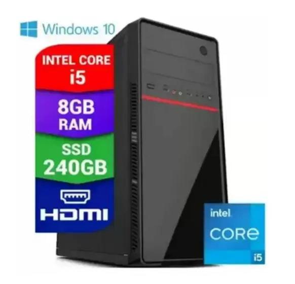 Imagem de Pc Desktop Computador CPU Intel Core I5 / 8GB Memória RAM / Ssd 240GB