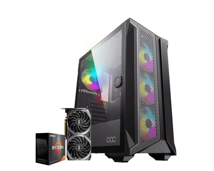 Imagem de Pc Gamer Amd Ryzen 7 5800x Rtx 3060 12GB Ram 16GB HD 1TB SSD 120GB