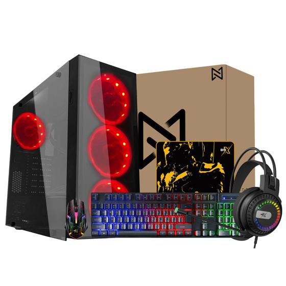 Imagem de PC Gamer Ark Intel Core i7 2600 16GB GT 730 4GB SSD 120GB Windows 10 Pro Combo Gamer Headset + Teclado + Mouse Gamer