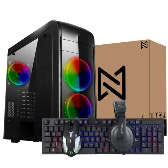Imagem de PC Gamer Ark Intel Core i7 860 8GB RX 550 4GB GDDR5 SSD 480GB Windows 10 Pro Combo Gamer Headset + Teclado + Mouse Gamer