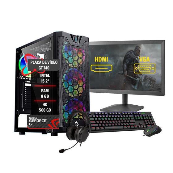 Imagem de Pc Gamer Completo I5 2 Gt 740 Memória 8Gb Hd 500Gb