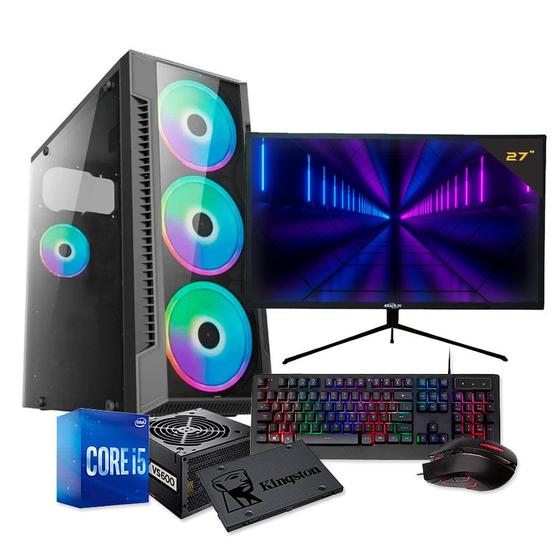 Pc Gamer I7 Gtx 1050 16 Gb Hd 1tb Ssd 120gb Fonte 750w Wi-fi