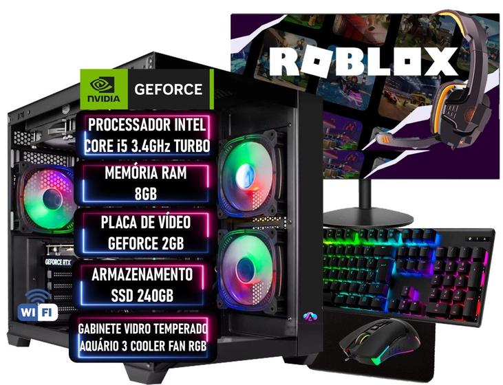Imagem de PC Gamer Completo Intel Core I5 RAM 8GB NVIDIA GT 610 2GB SSD 240GB - Windows 10 - ADVANCEDTECH