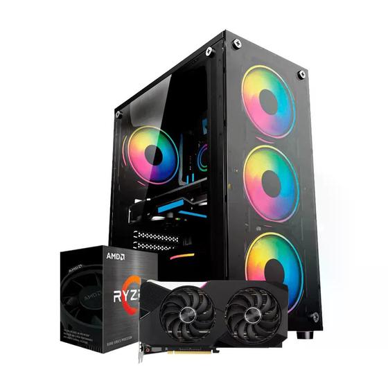 PC Gamer RTX 4060 AMD Ryzen 5 7600X 16GB de RAM 1TB SSD NVME 650W WIFI