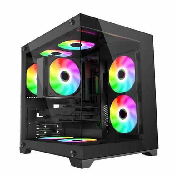 Imagem de PC Gamer i5-10400F, RX 550 4GB, 16GB RAM, SSD 480GB, H510M, Fonte 600W 80 Plus, Blackbox