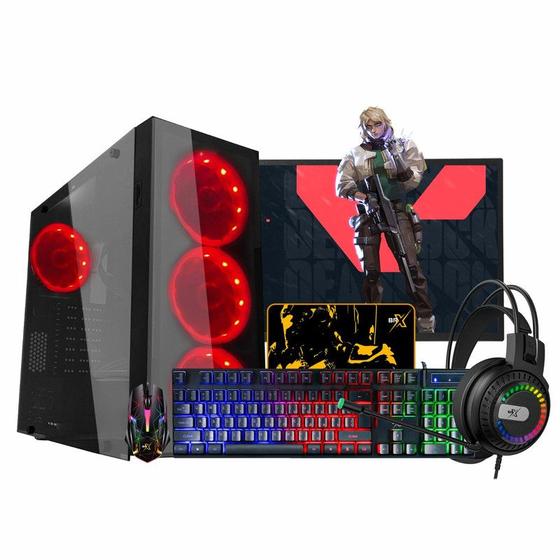 Imagem de Pc Gamer I7 860 8gb Ssd 240gb GT 730 Windows 10 PRO Monitor 20'' Combo Gamer