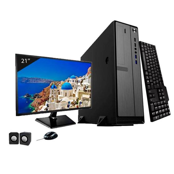 Imagem de PC Gamer ICC KT2386SWM21 Intel Core I3 3,20 Ghz 8GB 120GB SSD GT710 2GB Monitor LED 21,5 Windows 10