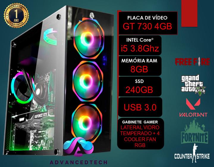 Computador PC Gamer Completo Barato Monitor 21.5 Full HD HDMI Intel Core  i3 (Geforce GT 2GB) 8GB HD 500GB EasyPC Playing - WorldPc empresa do grupo  Bel MicroTecnologia