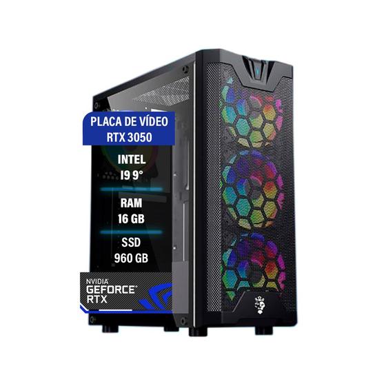 Imagem de Pc gamer Intel Core I9 9 RTX 3050 8GB 16GB RAM SSD 960GB