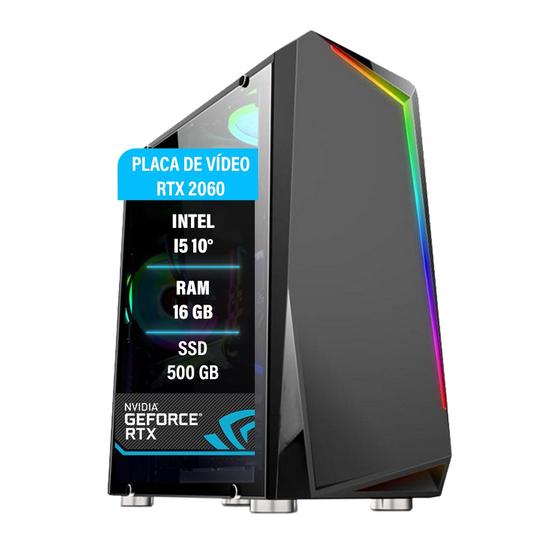 Pc Gamer Intel i5 10400f RTX 2060 12GB 16GB RAM SSD M2 500GB AMORIM