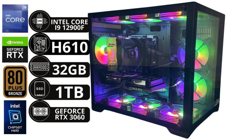 Imagem de Pc Gamer Intel I9 12900f 32gb Ddr4 Rtx 3060 12g Ssd 1tb Nvme