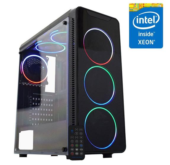 Imagem de PC Gamer Intel Xeon Quad Core 8GB Geforce GTX 1050 Ti 4GB HD 1TB EasyPC Battle