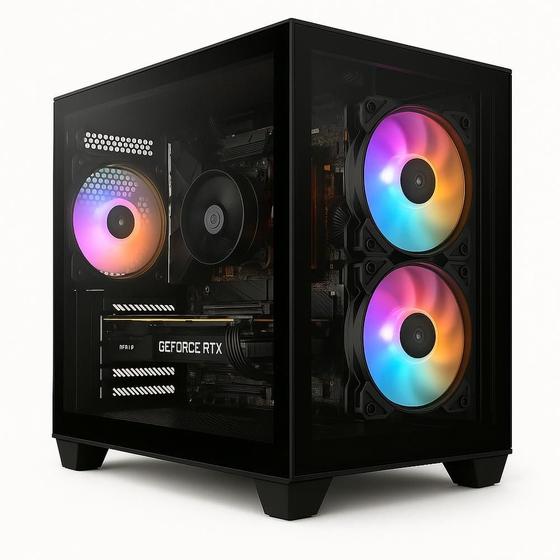 Imagem de PC Gamer Skill Aquarium, Intel Core I5 10400F, 16GB 3200MHz, Geforce RTX 3060 12GB, SSD 1TB M.2, Fonte 600W 80 Plus, Preto SKA039