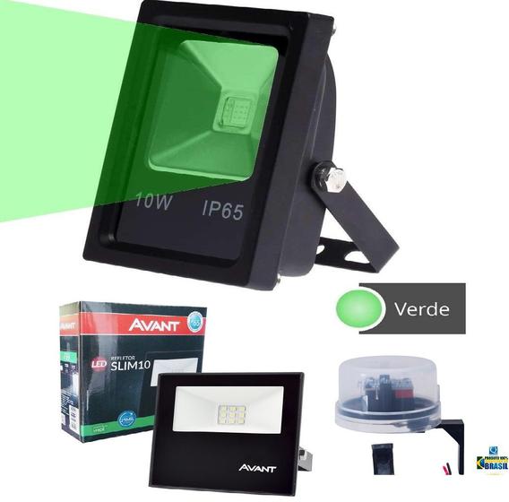 Pct 02 Refletor LED 10w Luz Verde P/ Jardim e Sensor Fotocélula C/ Timer Menor preço em Pct 02 Refletor LED 10w Luz Verde P/ Jardim e Sensor Fotocélula C/ Timer
