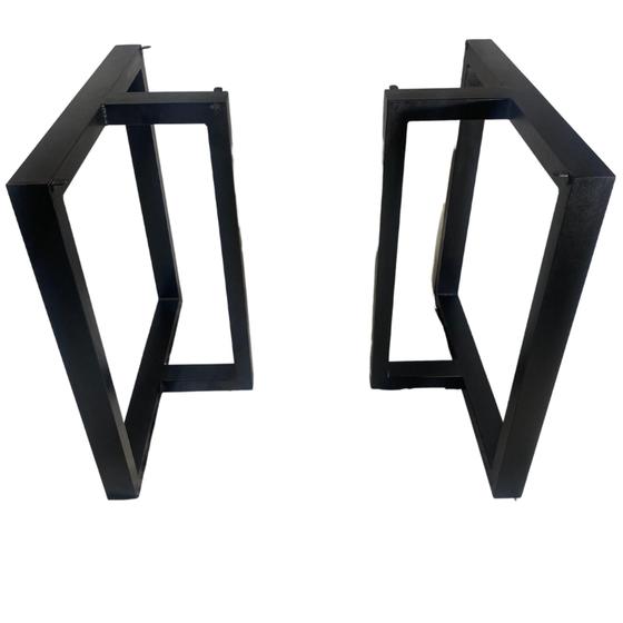Pé De Mesa Em Aço Carbono - Formato T - 75 X 60 Kit Com 2 Menor preço em Pé De Mesa Em Aço Carbono - Formato T - 75 X 60 Kit Com 2