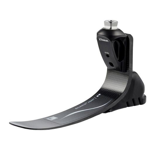 Pé Protético Em Fibra De Carbono Balance Foot J Preto 28 Cm Jbpe