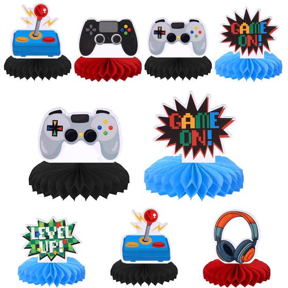 Imagem de Peça Central de Mesa ZHUOWEISM Game On - 6 Controllers GamePad