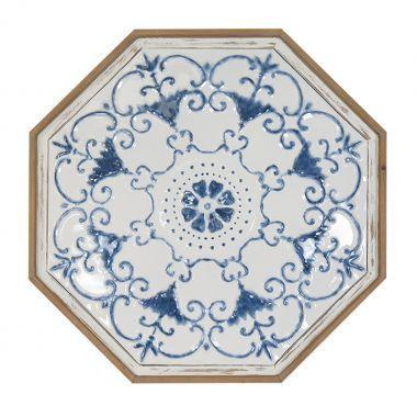 Peça decorativa de metal e madeira estilo portugues 68cm x 3 Menor preço em Peça decorativa de metal e madeira estilo portugues 68cm x 3