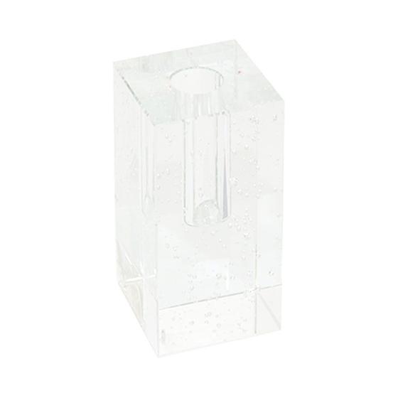 Imagem de Peça Decorativa Solitário de Cristal Transparente 10x4x12,9cm