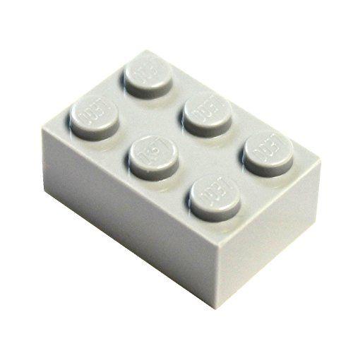 Imagem de Peças de LEGO: Cinza Claro (Cinza Pedra Médio) 2x3