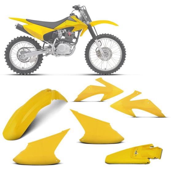 Imagem de Peças de Moto Kit Carenagem Plástico Pro Tork Crf 230 2008 2009 2010 2011 2012 2013 2014