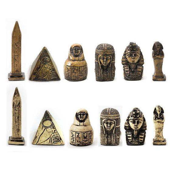 Imagem de Peças de Xadrez em Resina - Coleção Egito 785