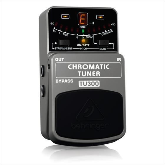 Pedal Afinador Behringer Cromático Violão Guitarra Baixo TU300 - Pedal ...
