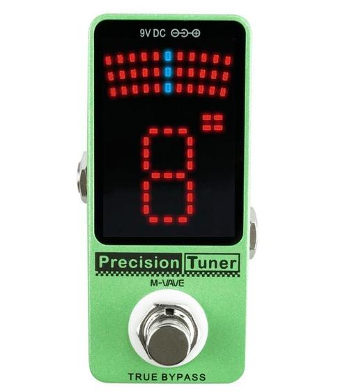 Imagem de Pedal Afinador Tuner M-Vave Cuvave Guitarra Baixo