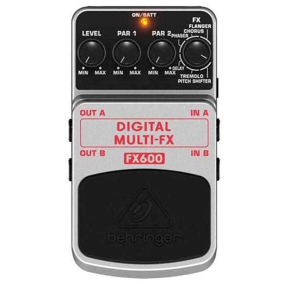 Imagem de Pedal Behringer FX600 - Multi Efeitos (Delay, Chorus, Flanger, etc)
