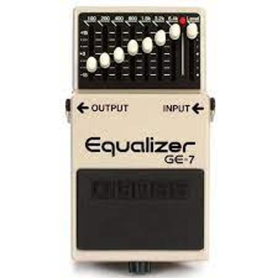 Pedal Boss Equalizer GE7 Pedal para Instrumentos de Corda Magazine